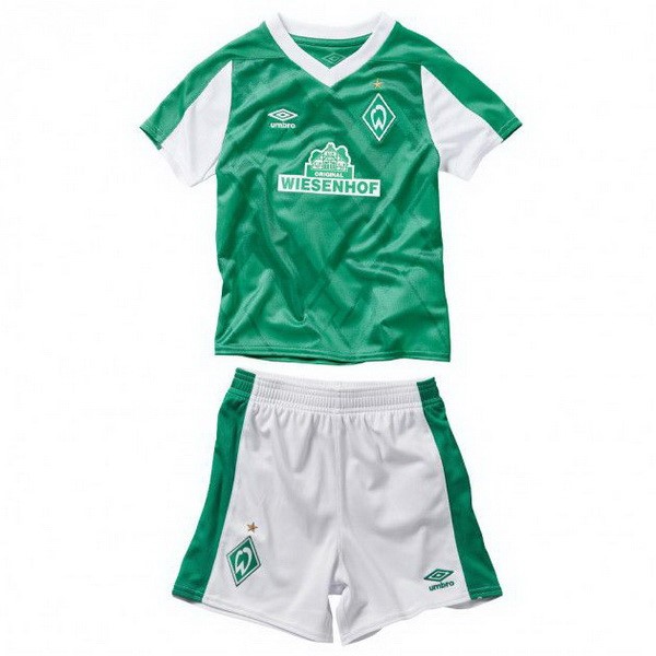 Camiseta Werder Bremen Primera equipo Niños 2020-21 Verde